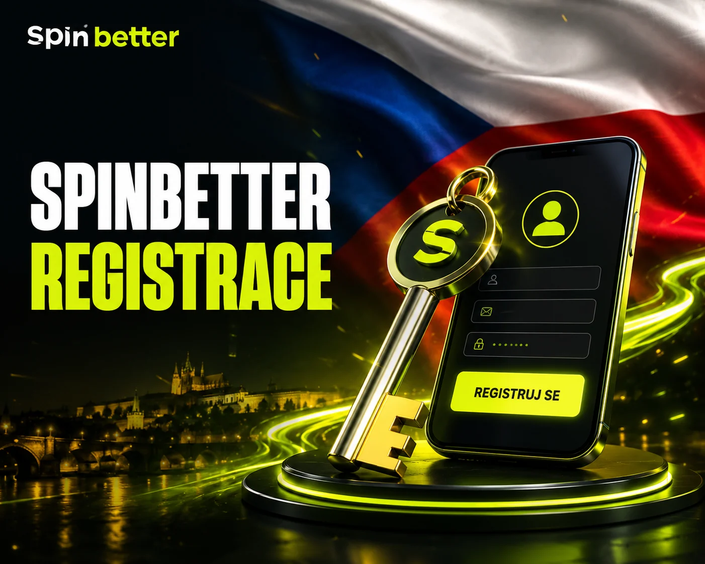 Registrace u SpinBetter